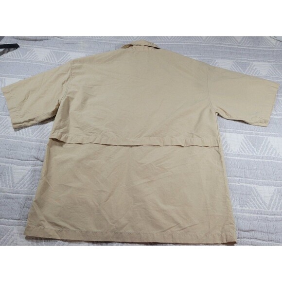 Without Walls Utility Shirt Men’s Small Khaki Short Sleeve Button Front Outdoor - Picture 6 of 10